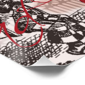 カーテンの後ろの不思議の国のアリス ポスター (コーナー)