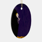 カーテンの後ろの男 セラミックオーナメント (右)