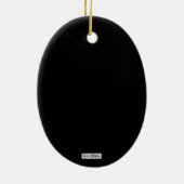 カーテンの後ろの男 セラミックオーナメント (裏面)