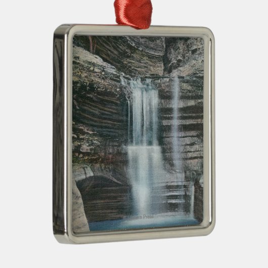 カーテンの滝の眺め メタルオーナメント (右)