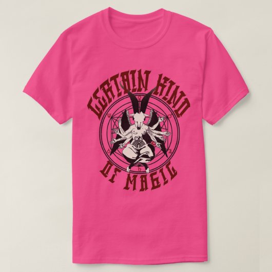 カーテンの種類魔法 Tシャツ (デザイン正面)