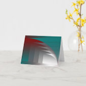 カーテンを開くシーン カード (黄色い花)