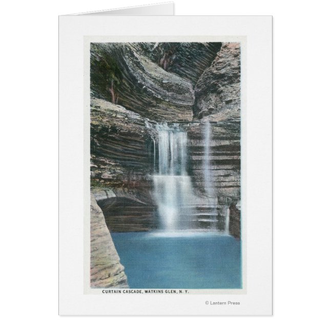 カーテンカスケードのビュー (正面)