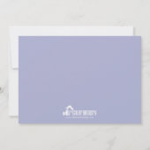 カーテンコール 7" x 5" イベント招待状 招待状 (裏面)