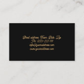 カーテントリートメントシーメストレスクラシー織物テキスタイル 名刺 (裏面)