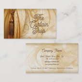 カーテントリートメントヴィンテージ名刺 名刺 (正面/裏面)