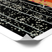 カーテンファッションプレートキャンバスオプション – ポスター (角)