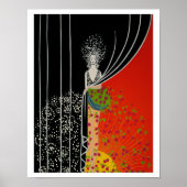 カーテンファッションプレートキャンバスオプション – ポスター (正面)