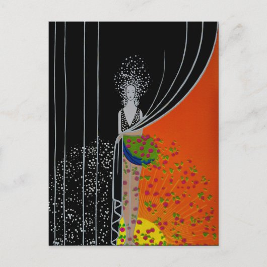 カーテンファッションプレート～はがき/招待状 ポストカード (正面)