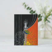 カーテンファッションプレート～はがき/招待状 ポストカード (スタンド正面)