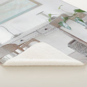 カーテン付近の空机 シェルパブランケット (3/4)