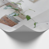 カーテン付近の空机 ラッピングペーパー (角)