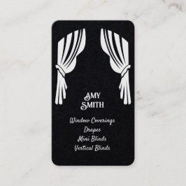 カーテン窓被覆カスタムQR名刺 名刺