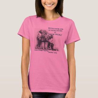 カーテン"ショーの人々"の基本的なTシャツ Tシャツ