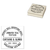 カーテン&ブラインドのゴム印 ラバースタンプ (押印)