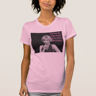 カーテン- "考えられた" Tシャツ