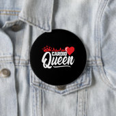 カーディオフィットネスクイーンクラウンジムエクササイズトレーニング 缶バッジ (インサイチュ)