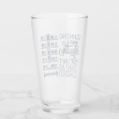 カーディオ水時間/測定ガラス タンブラーグラス (裏面)