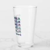 カーディオ水時間/測定ガラス タンブラーグラス (左)