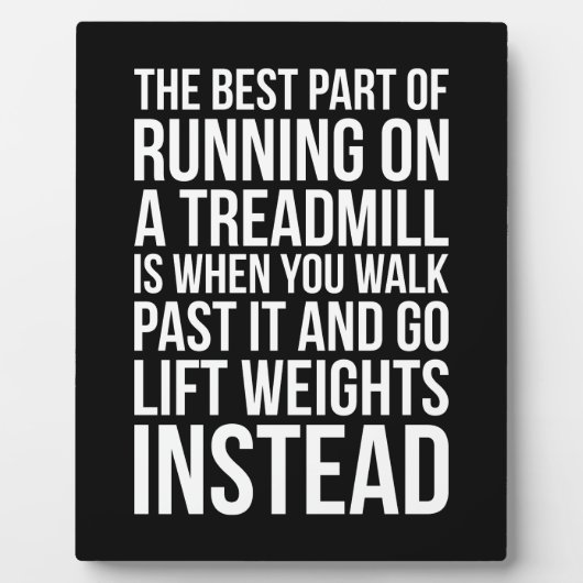 カーディオ、トレッドミル走vsリフティング – ジおもしろいム フォトプラーク (正面)