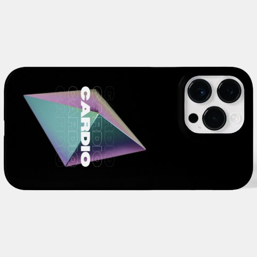 カーディオ Case-Mate iPhoneケース (裏面 (横))