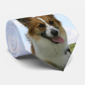 カーディガンのウェルシュコーギーのタイ ネクタイ (ロール)