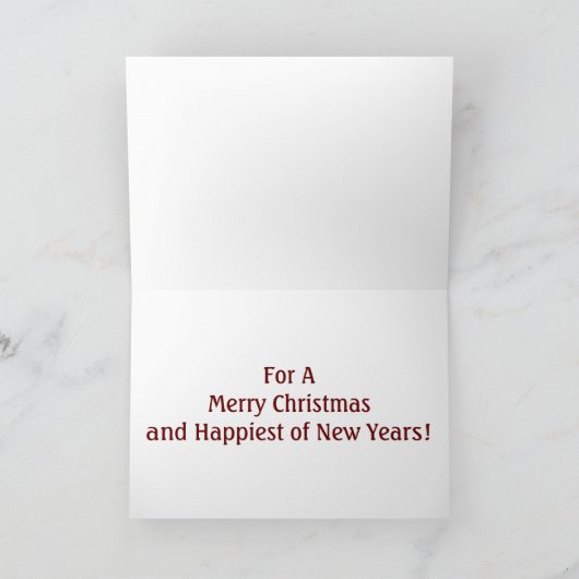 カーディガンのウェルシュコーギーの小妖精や小人のクリスマスカード シーズンカード (内部)