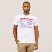カーディガンのウェルシュコーギーの特性の法律2 Tシャツ (正面フル)