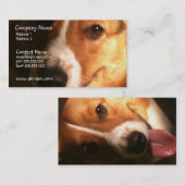 カーディガンのウェルシュコーギー犬の名刺 名刺 (正面/裏面)