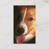 カーディガンのウェルシュコーギー犬の名刺 名刺 (裏面)