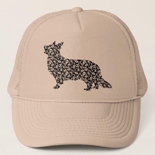 カーディガンのウェルシュコーギー キャップ (正面)
