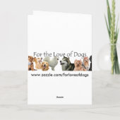 カーディガンのコーギーのクリスマスカード シーズンカード (裏面)