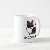 カーディガンのコーギーのIncorgnitoのBrindleマグ コーヒーマグカップ (正面右)