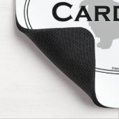 カーディガンの楕円形 マウスパッド (コーナー)