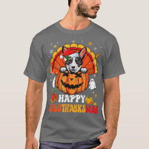 カーディガンウェルシュコーギスドッグハッピーハロサンクスマスハル Tシャツ