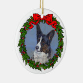 カーディガンウェルシュコーギーアートバイグレンダS.ハーラン セラミックオーナメント (右)