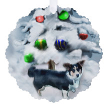 カーディガンウェルシュコーギークリスマス