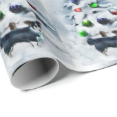 カーディガンウェルシュコーギークリスマス ラッピングペーパー (ロールコーナー)