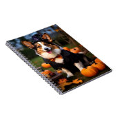 カーディガンウェルシュコーギードッグインハローウィンパーティ ノートブック (右側)