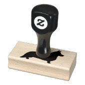 カーディガンウェルシュコーギードッグブリードシルエット ラバースタンプ (スタンプ)