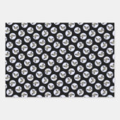 カーディガンウェルシュコーギーブルーメ絵を描ールのドッグアート ラッピングペーパーシート (正面3)