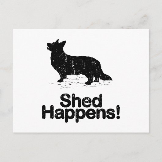 カーディガンウェルシュコーギー ポストカード (正面)