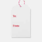 カーディガンコルギクリスマス ギフトタグ (裏面)