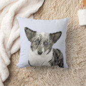 カーディガン絵画ウェルシュコーギーズ – オリジナルドッグアート クッション (ブランケット)