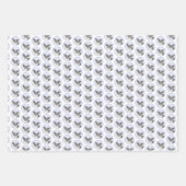 カーディガン絵画ウェルシュコーギーズ – オリジナルドッグアート ラッピングペーパーシート (正面2)