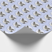 カーディガン絵画ウェルシュコーギーズ – オリジナルドッグアート ラッピングペーパー (角)