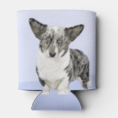 カーディガン絵画ウェルシュコーギーズ – オリジナルドッグアート 缶クーラー (裏面)