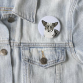 カーディガン絵画ウェルシュコーギーズ – オリジナルドッグアート 缶バッジ (インサイチュ)