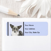 カーディガン ウェルシュ コーギー 絵画 - オリジナルの犬の芸術 ラベル (インサイチュ)