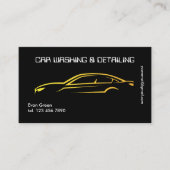 カーディテリングテクノブラックゴールデン 名刺 (正面)